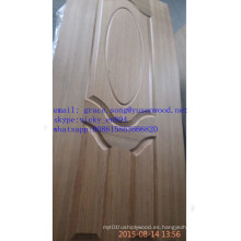 Precio bajo MDF / HDF melamina / revestido de la chapa natural recubierto pieles de la puerta